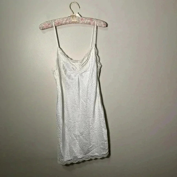 JONATHAN SIMKHAI NIGHT NIGHT Lace Trim Embellishment Nightgown/Slip S - Picture 4 of 11